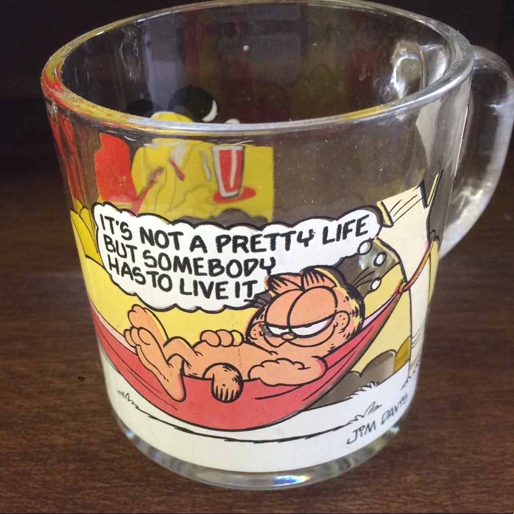 McDonald’s Garfield glass